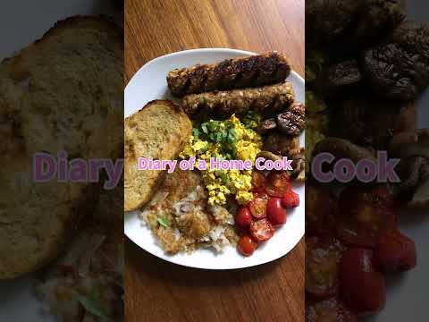 Homemade VEGAN FRY UP— Slow food, filmed fast :)