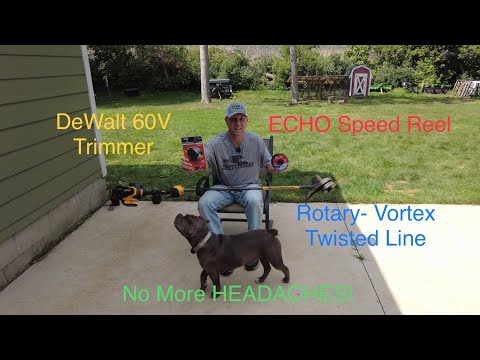 ECHO Speed Feed 400 and DeWalt 60v Trimmer