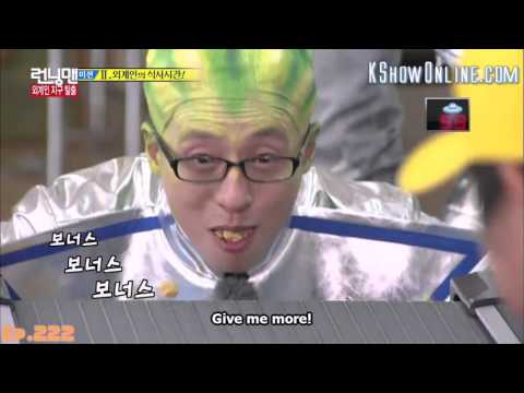 [ENG SUB] Running Man Find Food On Earth Funny Game