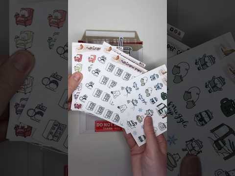 Packing a sticker order #asmr #shorts #packingorders