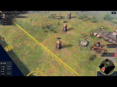 AOE 4 1v1 Hardest AI Strategy Mongols Tutorial