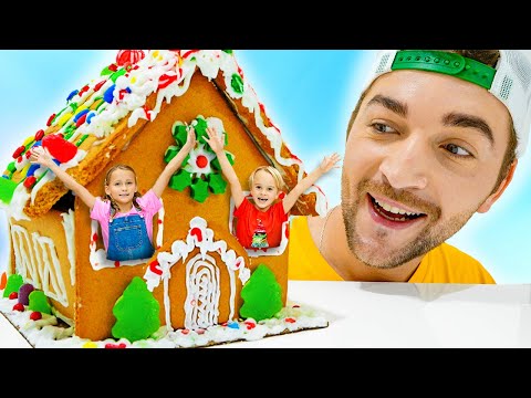 Chris and Alice learn how to decorate Gingerbread House!