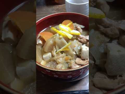 【夕食】今夜はけんちんうどん