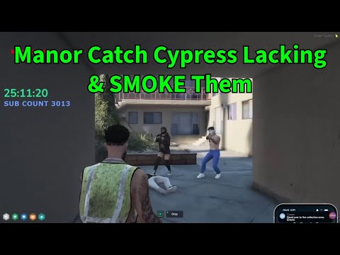 Matt Reacts to Manor Catching Cypress Lacking | NoPixel 4.0 GTA RP