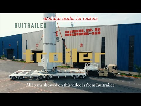 Rocket Launch Revolutionized with Advanced MODULAR Trailers System!