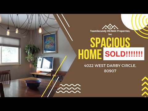 Spacious Home for Sale | 4022 West Darby Circle, 80907