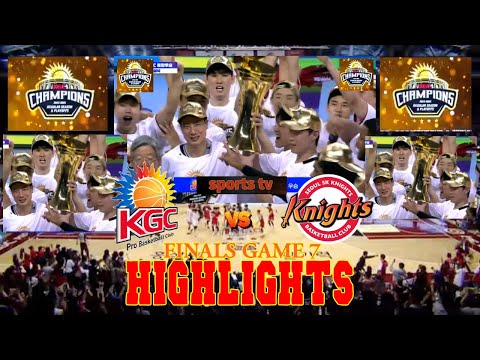 Anyang KGC CHAMPION Tinalo ang SK Knight sa Game 7 | KBL Finals 2023 | Game 7 Highlights | sports tv