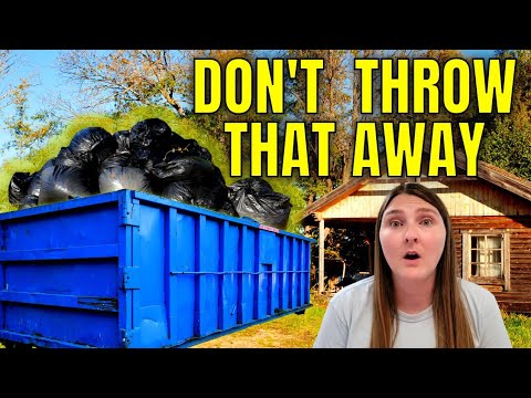 We rescued tons of Vintage Clothes from the Dumpster!