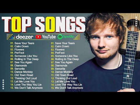 Billboard Hot 100Top 100 Songs 2024 - Ed Sheeran, Bruno Mars, Adele, Maroon 5, Rihanna, The Weeknd