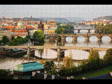 Prague布拉格 | Speed up jigsaw puzzle 快轉拼圖| Satisfying Video