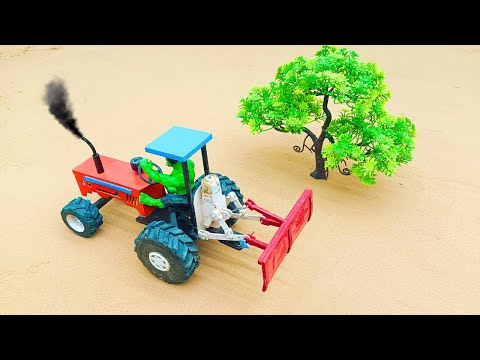 diy mini tractor making heavy agriculture diy mini house making with bricks | @Acrofter1