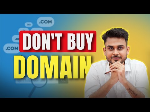 Avoid These Mistakes When Choosing a Domain | Aditya Singh