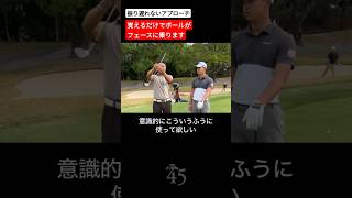 アプローチで振り遅れないクラブコントロール【桂川有人プロ】 #片山晋呉 #golf #ゴルフ #shorts