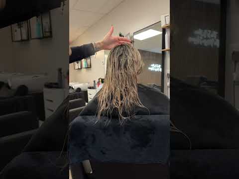 Color + Hair Extensions transformation 🤩 #cometoworkwithme #hairstlist #hairstylistvlog #fyp