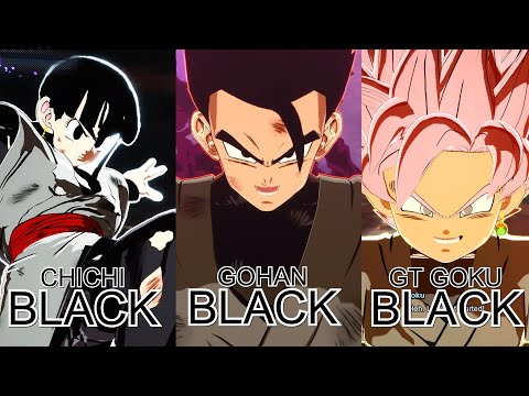 The Gohan Black Family in Dragon Ball Sparking Zero