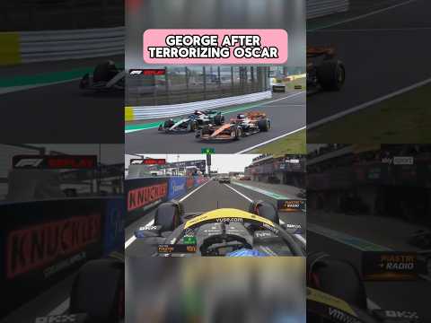 George Russell After Bullying Oscar Piastri 😈 Mercedes AMG F1 Team | McLaren F1 | Formula 1 #shorts