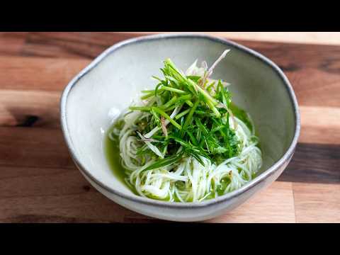 Cucumber Cold Somen Noodles with Shaulan Steenson