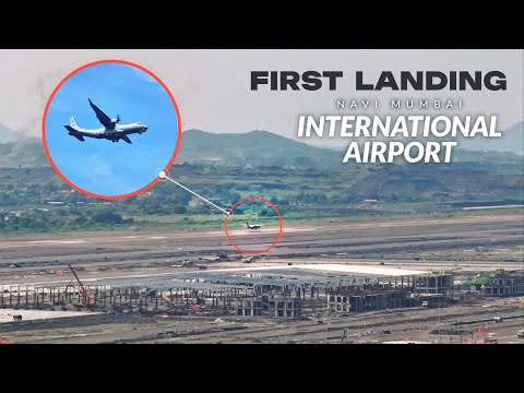 Navi Mumbai International Airport Takes Flight! Indian Air Force Conducts Historic Aircraft Takeoff