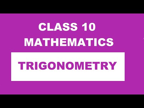 AN INTRODUCTION TO TRIGONOMETRY  / CLASS 10- MATHS - TRIGONOMETRY BASICS