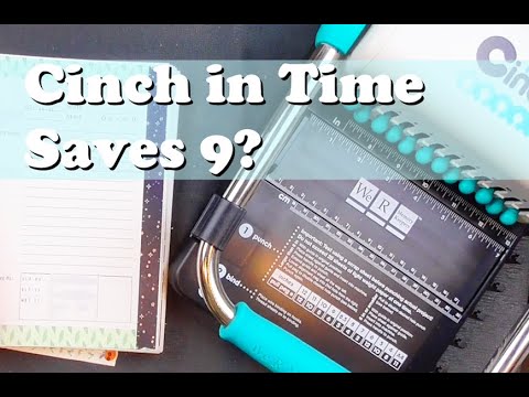 Cinch in Time Saves 9