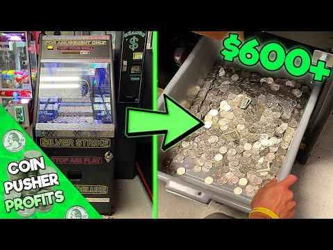 How Much Did This Coin Pusher Make In 2 Weeks?!