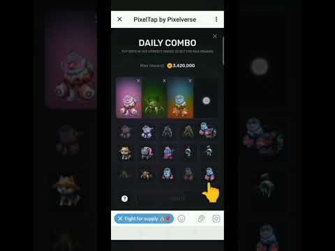 Pixel tap by pixelverse daily combo 24 June 2024 100% complection#combo #shorts #todaycombo