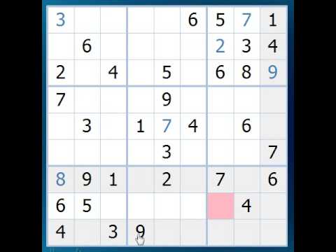 Sudoku Tutorial 1 - Basic Strategies