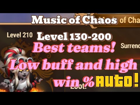 Music of Chaos Level  140 to 200 Hero Wars Dominion Era