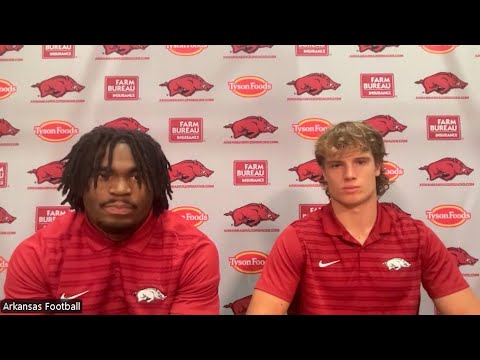 Doneiko Slaughter and Isaac TeSlaa talk about upcoming game with Louisiana Tech