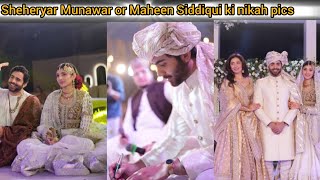 Sheheryar Munawar or Maheen Siddiqui ki nikah video