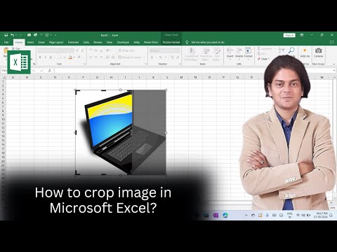 How to crop image in Microsoft Excel?