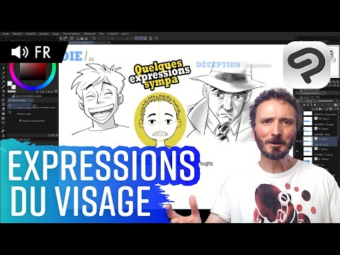 [FR] Dessiner les expressions du visage avec CLIP STUDIO PAINT !