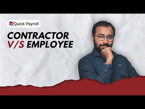 Difference b/w Contractor & Employee #QPShorts 79