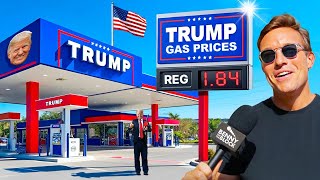 I Built A Trump Gas Station And Charged $1.84 Per Gallon | What Happened Next is INSANE...