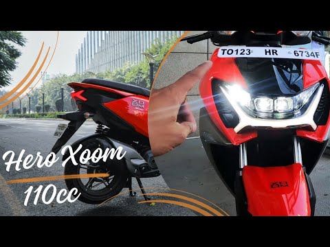 In-Depth Review of Hero Xoom 110 Scooter  - How Practical is it in Real Life?