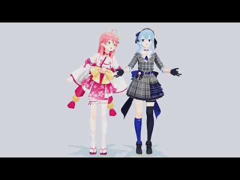 【miComet】みこめっとばななのうた【ホロライブ/星街すいせい/さくらみこ】