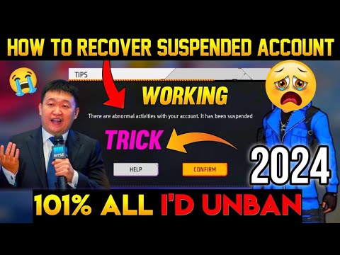 How To Recover Free Fire Suspended Account | FF Suspended id Recover 100% | FreeFire id Unban Trick