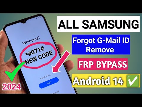 Finally No *#0*# New Method 2024 | Samsung FRP Bypass Android 14 Google Account Remove | Adb Fail