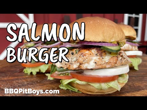 Salmon Fish Burgers at the Pit