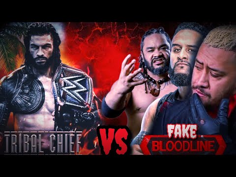 CAN ORIGINAL TRIBAL CHIEF ROMAN REIGNS MANAGE FAKE BLOODLINE | Roman Reigns vs Solo Sikoa - WWE 2k24