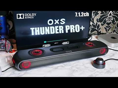 Best 7.1.2ch Gaming ATMOS Soundbar: OXS Thunder Pro+ (Game Changer)