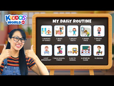 My Daily Routine - Miss V Teaching Everyday Routines and Activities for Kiddos