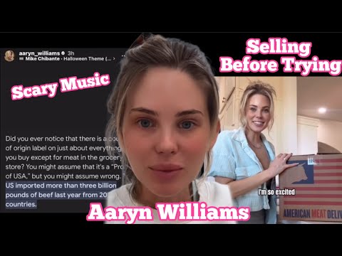 Aaryn Williams Uses SCARE TACTIC To Sell Products