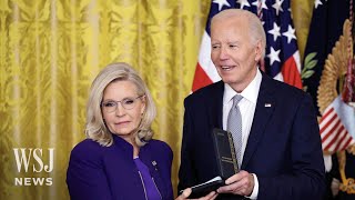 Biden Awards Presidential Citizens Medal to 20, Including Former Rep. Liz Cheney | WSJ News