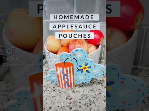 Homemade Applesauce Pouches