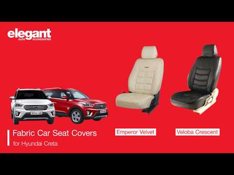 Hyundai Creta Seat Cover | Fabric Seat Cover For Hyundai Creta | Creta Facelift Accessories Online