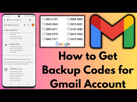 How to Get Backup Codes for Google Account | How to Get Backup Codes for Gmail Account