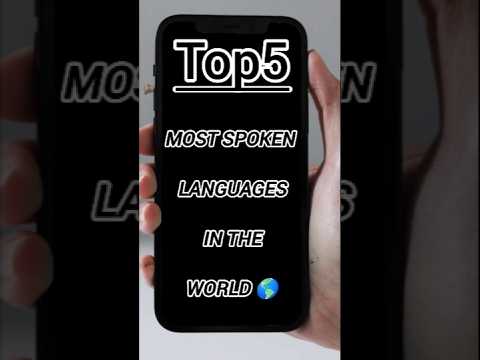 Top5 most spoken languages in the world 🌎.........