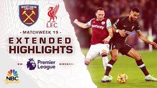 West Ham United v. Liverpool | PREMIER LEAGUE HIGHLIGHTS | 12/29/2024 | NBC Sports