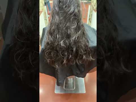 Layer hair cut with blow dry #short #hairstyle